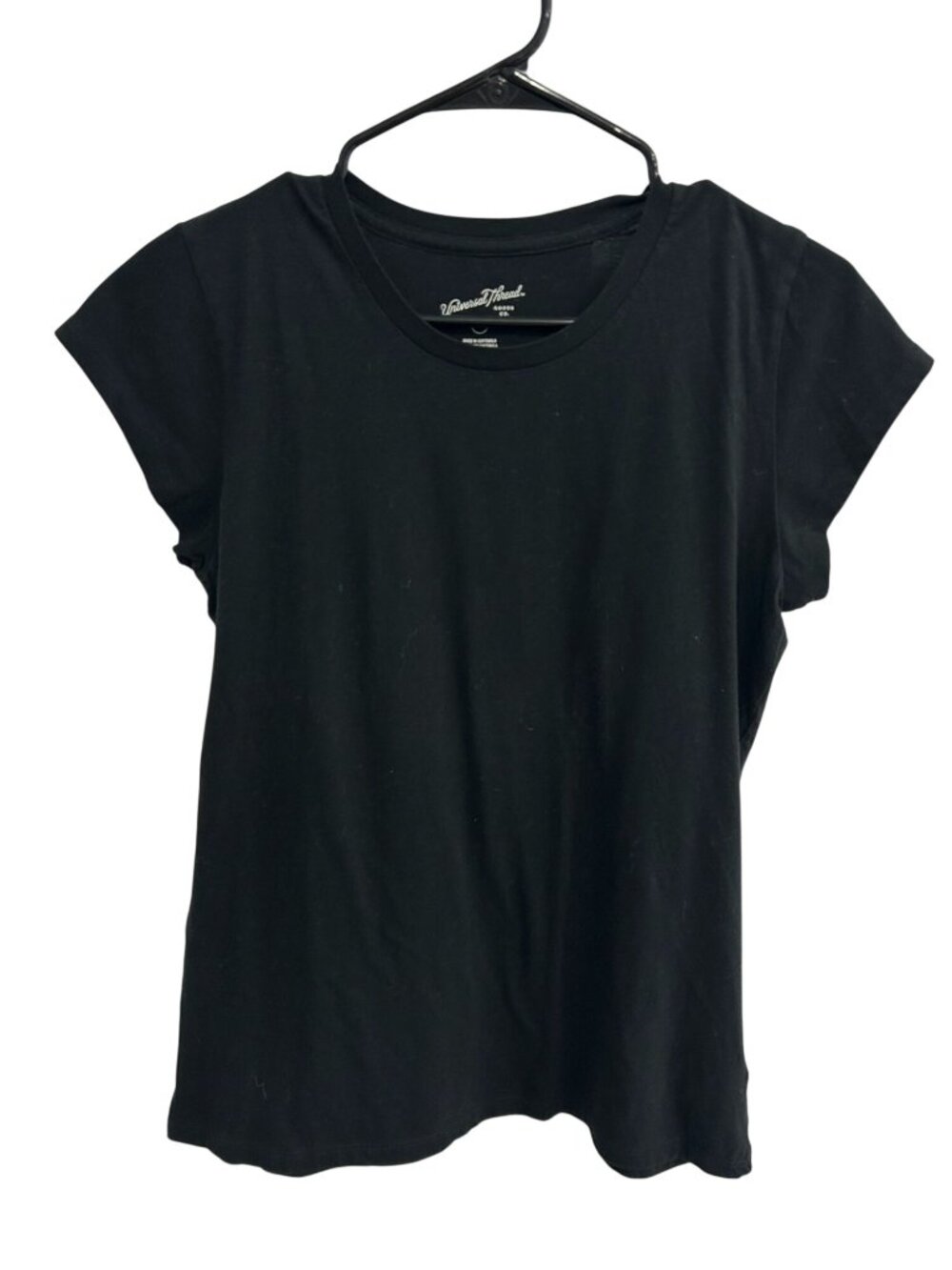 Universal Thread Medium Black Short Sleeve Crewneck T-Shirt Normcore Basic NWT